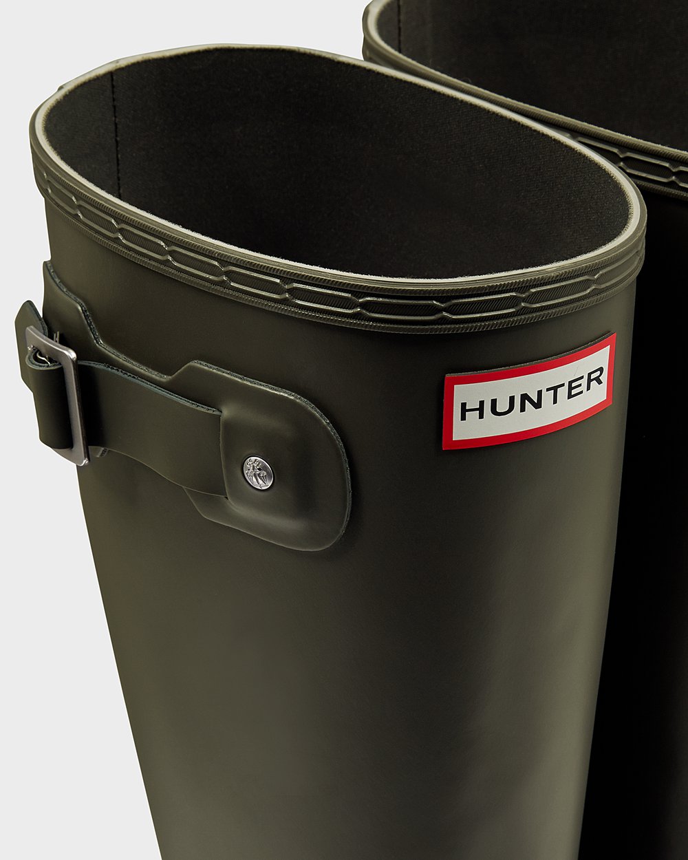 Hunter Original Tall Rain Boots - On Sale Mens Dark Olive - MUOQNW681